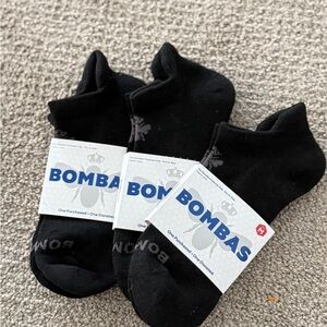 Bombas Men's Classic Black Athletic Socks